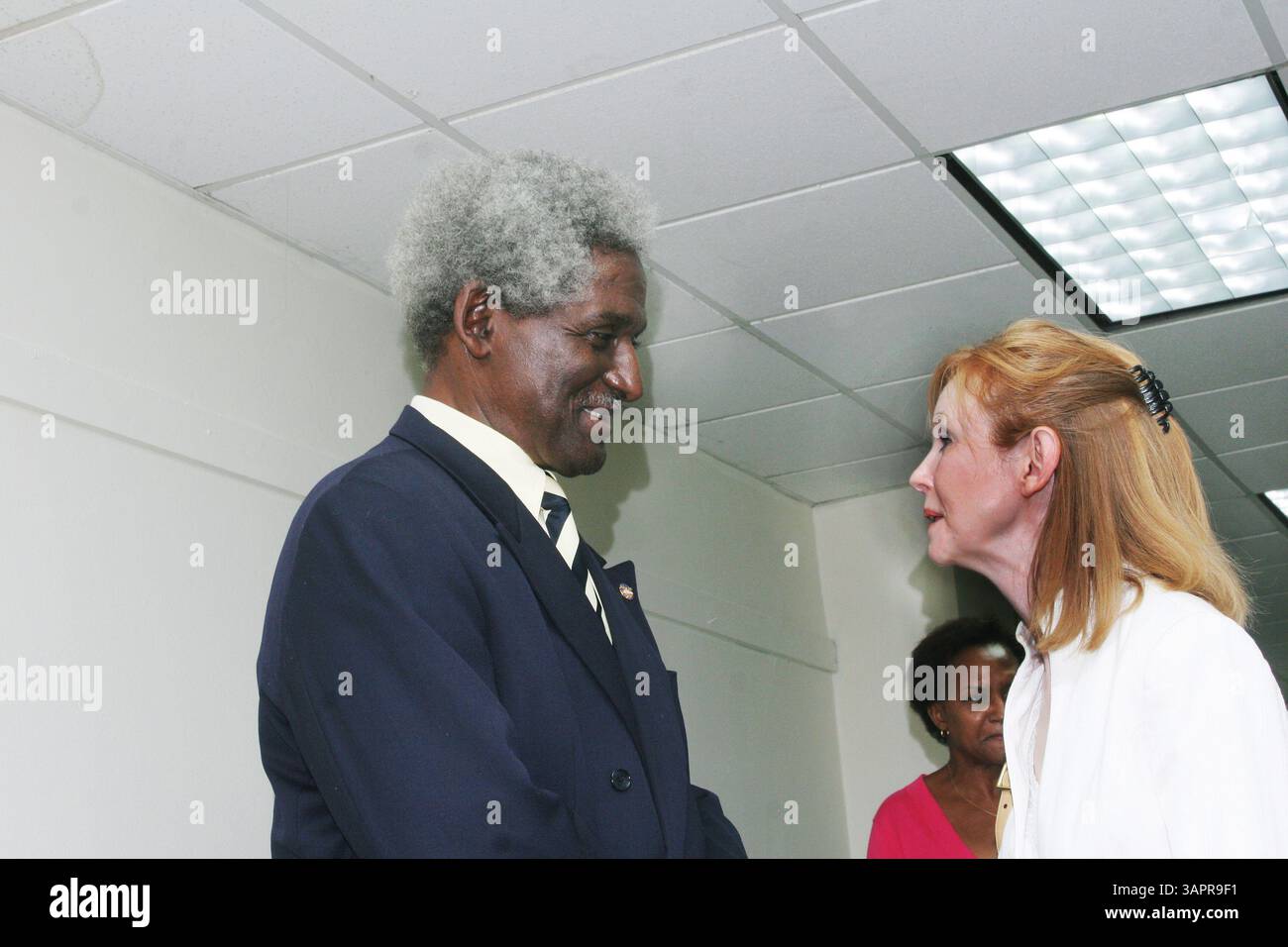 Larry Palmer US Ambassador to Barbados under the Abama Admin. Stock Photo