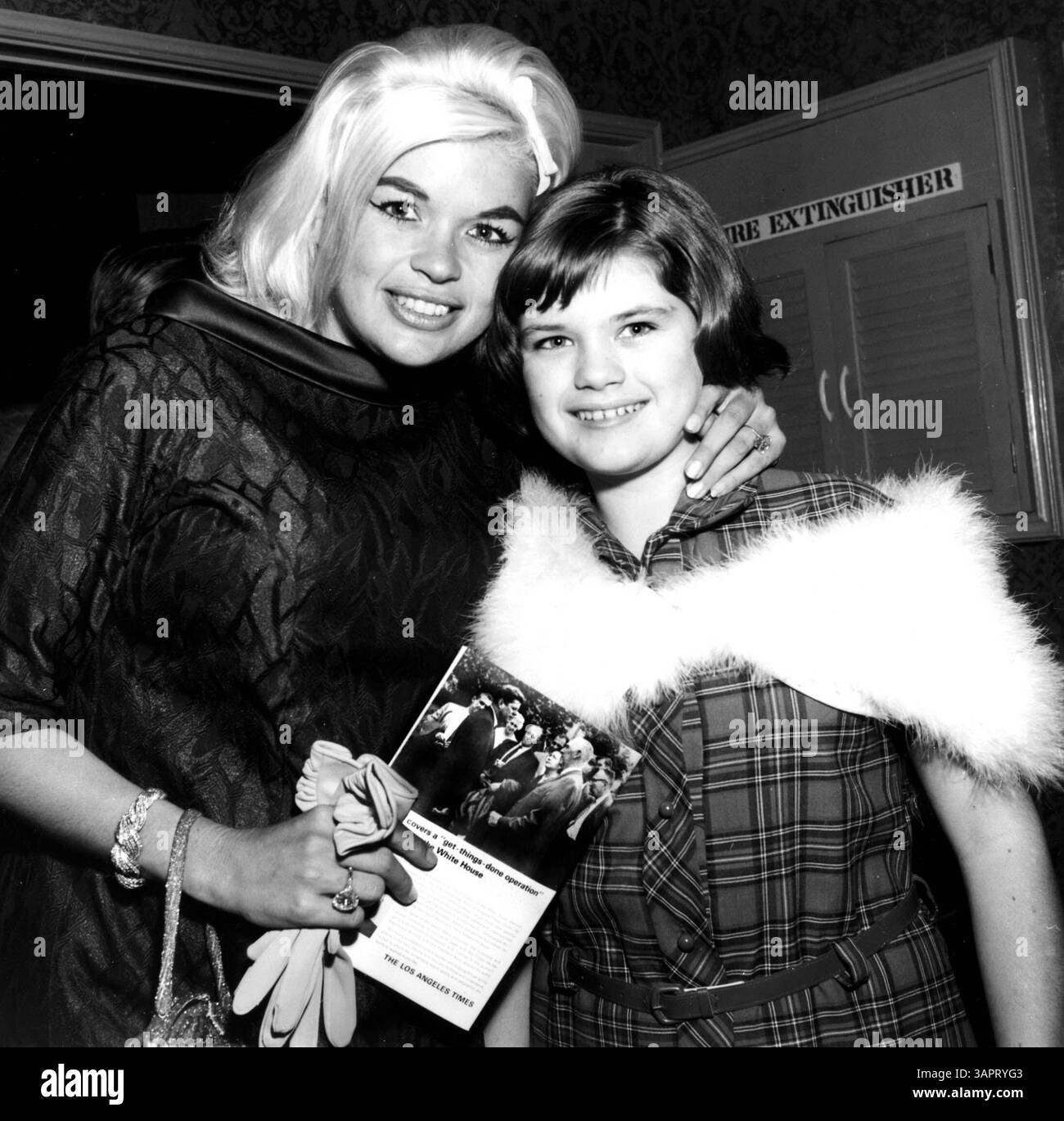 Daughter jayne marie jayne mansfield Black and White Stock Photos