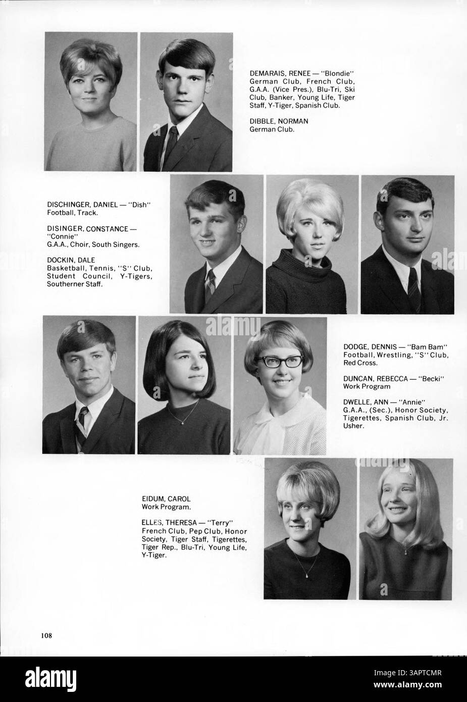The 1968 Tiger Yearbook From South High School Provides A Historical the-1968-tiger-yearbook-from-south-high-school-provides-a-historical