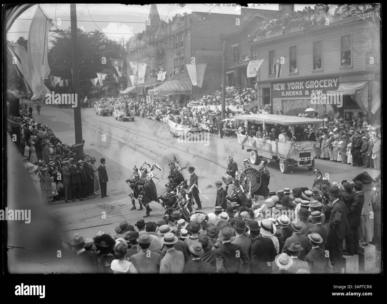 Photograph of a parade during the BPOE national convention, featuring ...