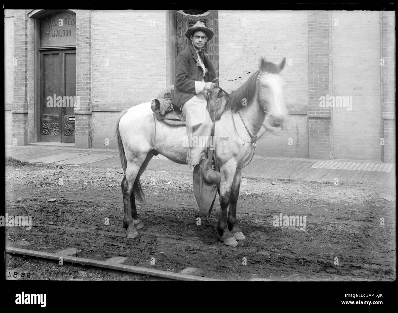 Black cowboy 1900s hi-res stock photography and images - Alamy