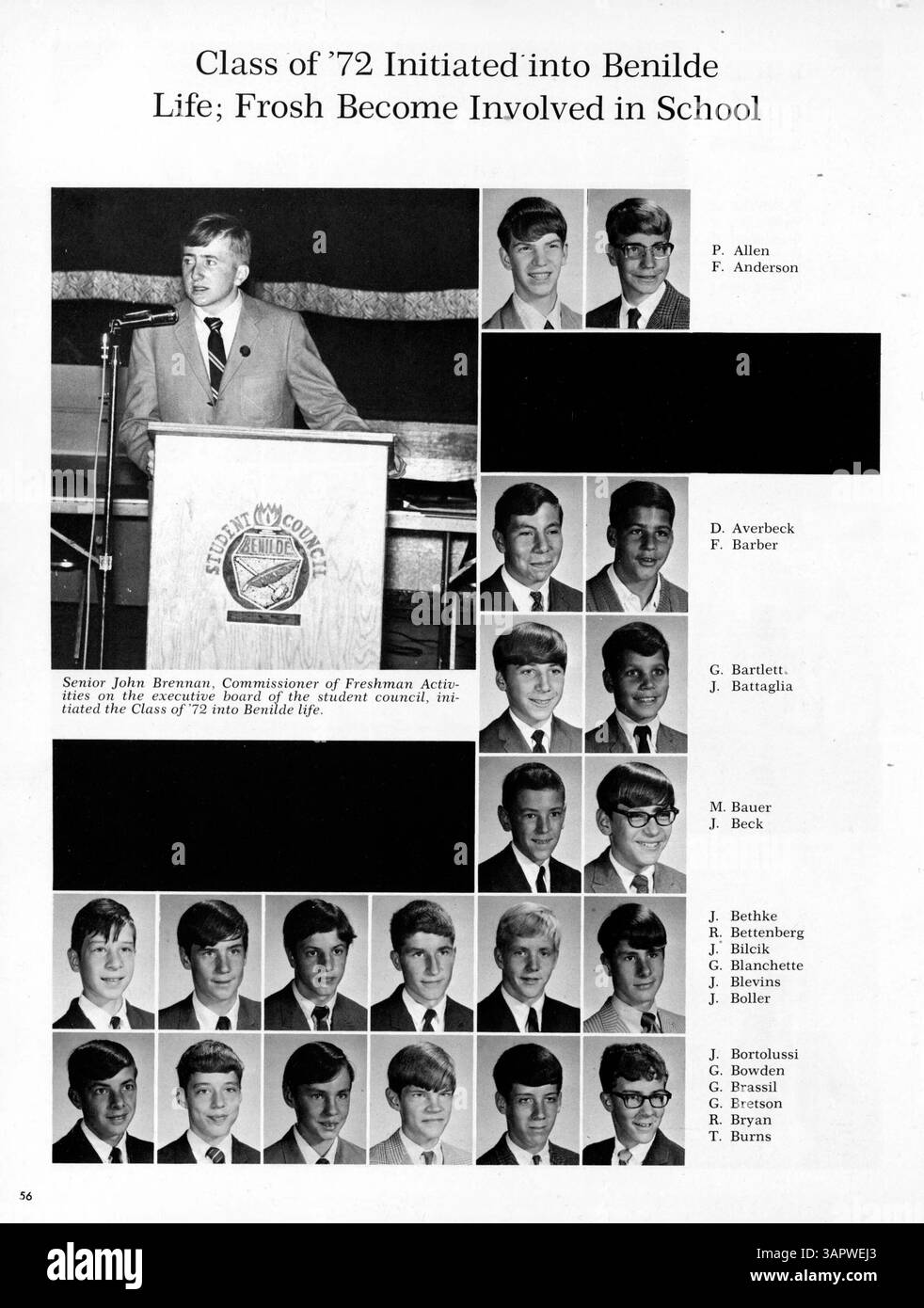 1960s high school graduation Black and White Stock Photos & Images - Alamy