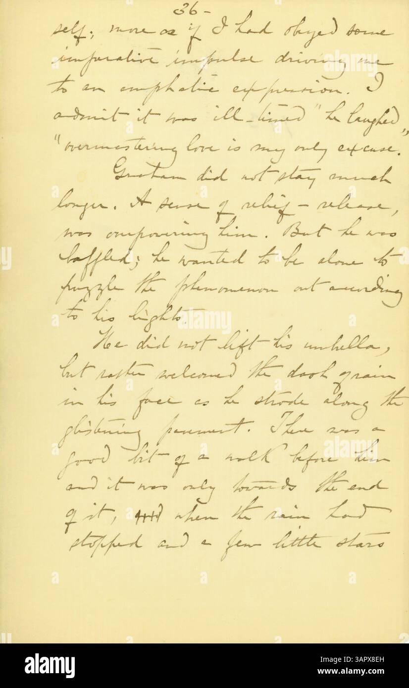 Original manuscript of Kate Chopin's short story 'A Mental Suggestion ...