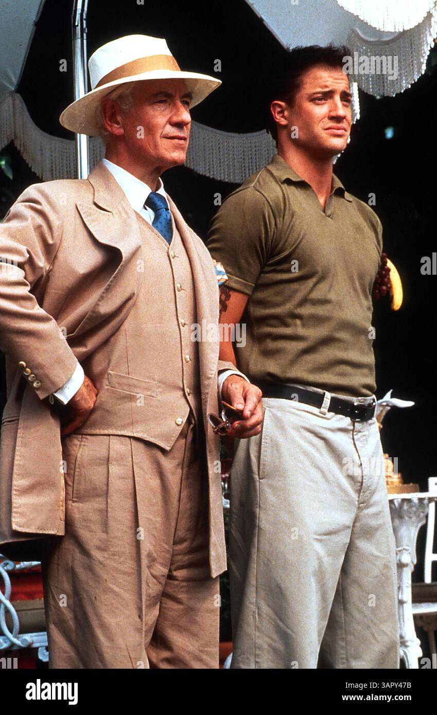 Ian Mckellen \u0026 Brendan Fraser Film Gods And Monsters (1998) Characters:  James Whale \u0026 Clayton Boone Director: Bill Condon 21 January 1998  **WARNING** This Photograph is for editorial use only and is, image size:849x1390