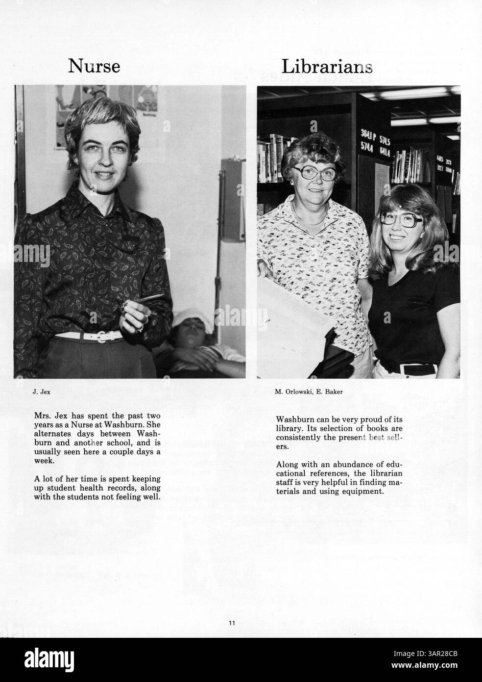 The '1983 Wahian' yearbook from Washburn High School highlights key ...