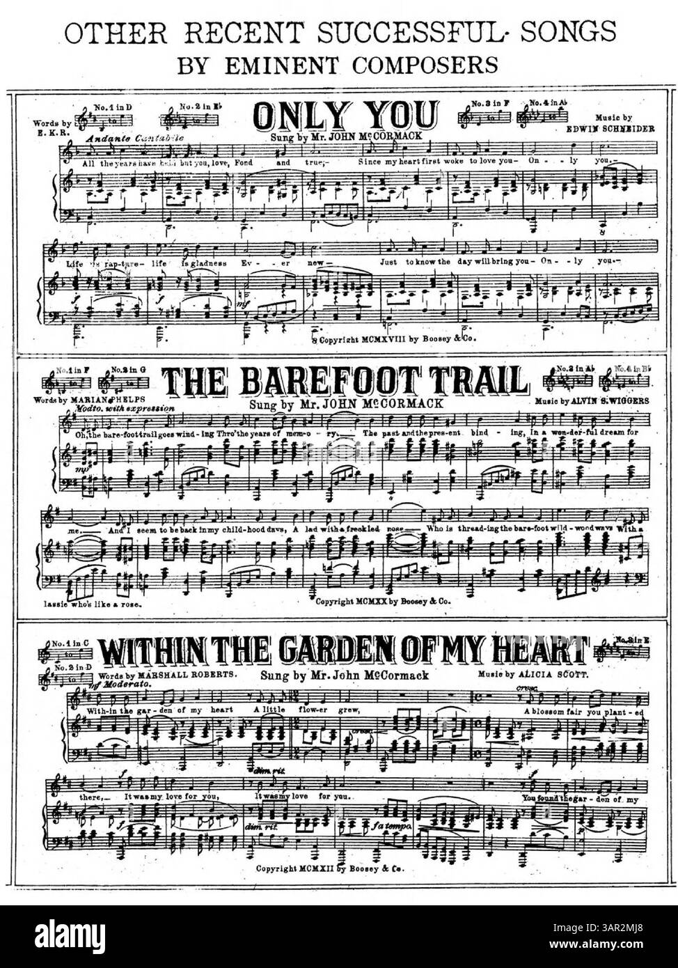 This sheet music cover features the song 'The Jasmine Door' with lyrics ...