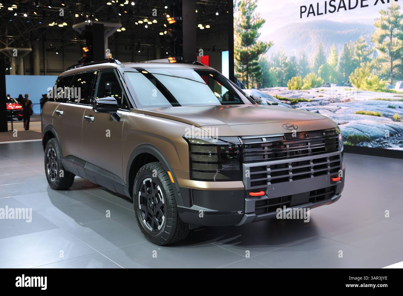 New York, USA. 16th Apr, 2025. 2026 Hyundai Palisade XRT Pro on display ...
