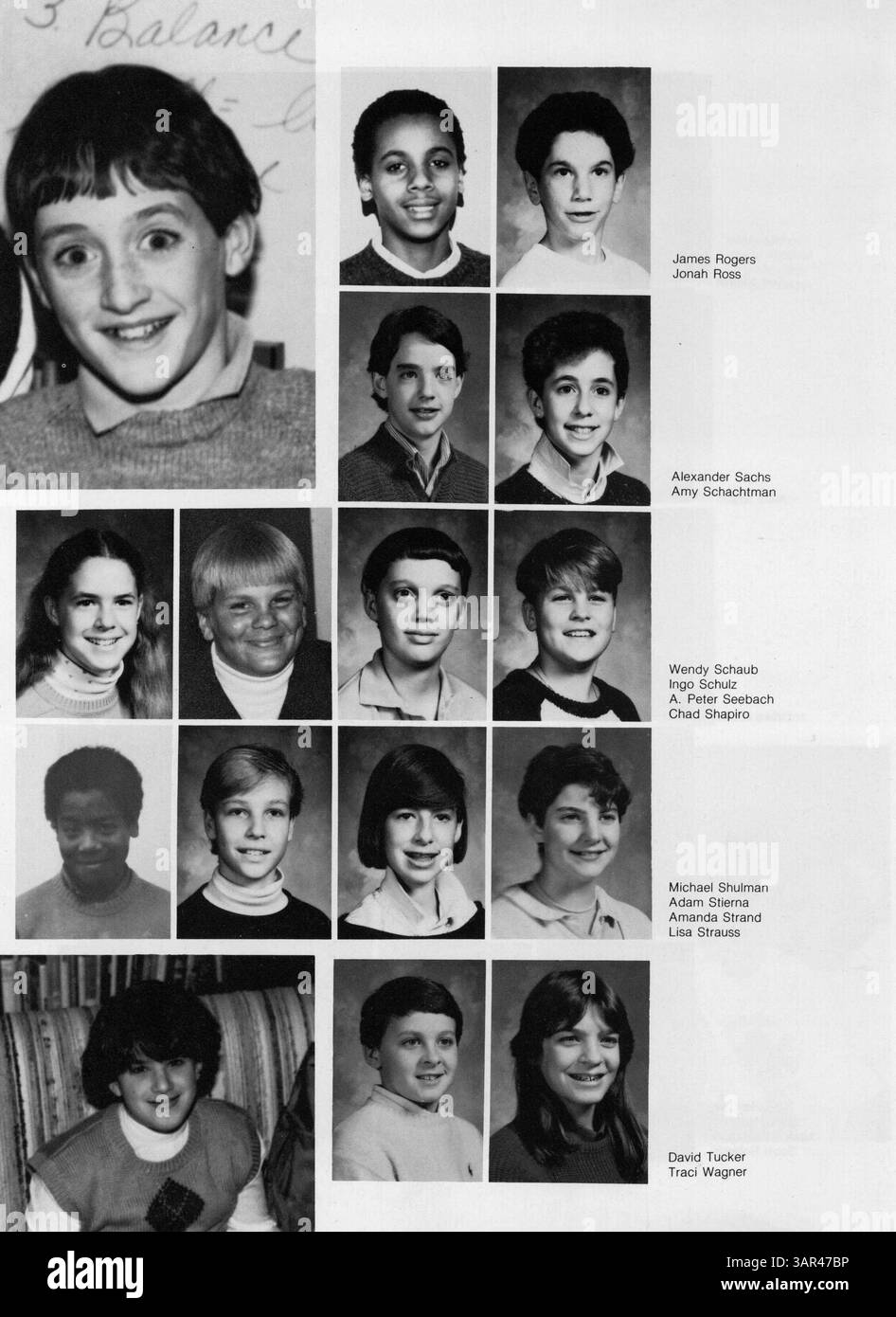 Middle student group learning Black and