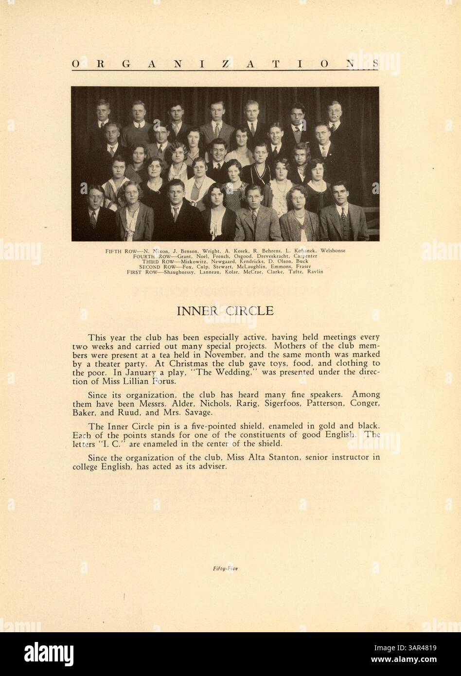 This high school annual documents the students, teachers, clubs ...