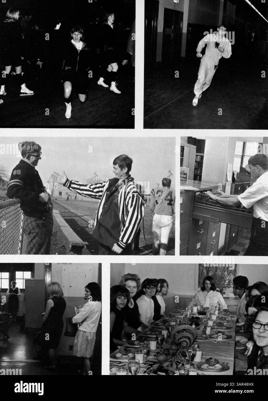The 1966 'Tiger' yearbook from South High School documents the student ...