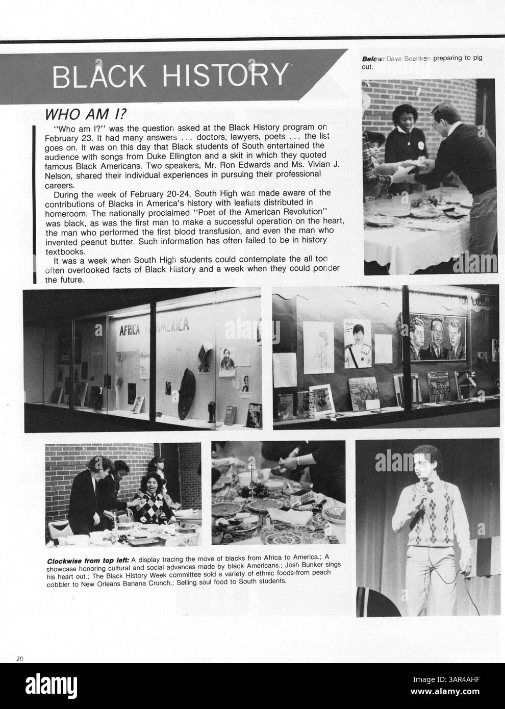 The Tiger '84 South High Yearbook from 1984 captures student life ...