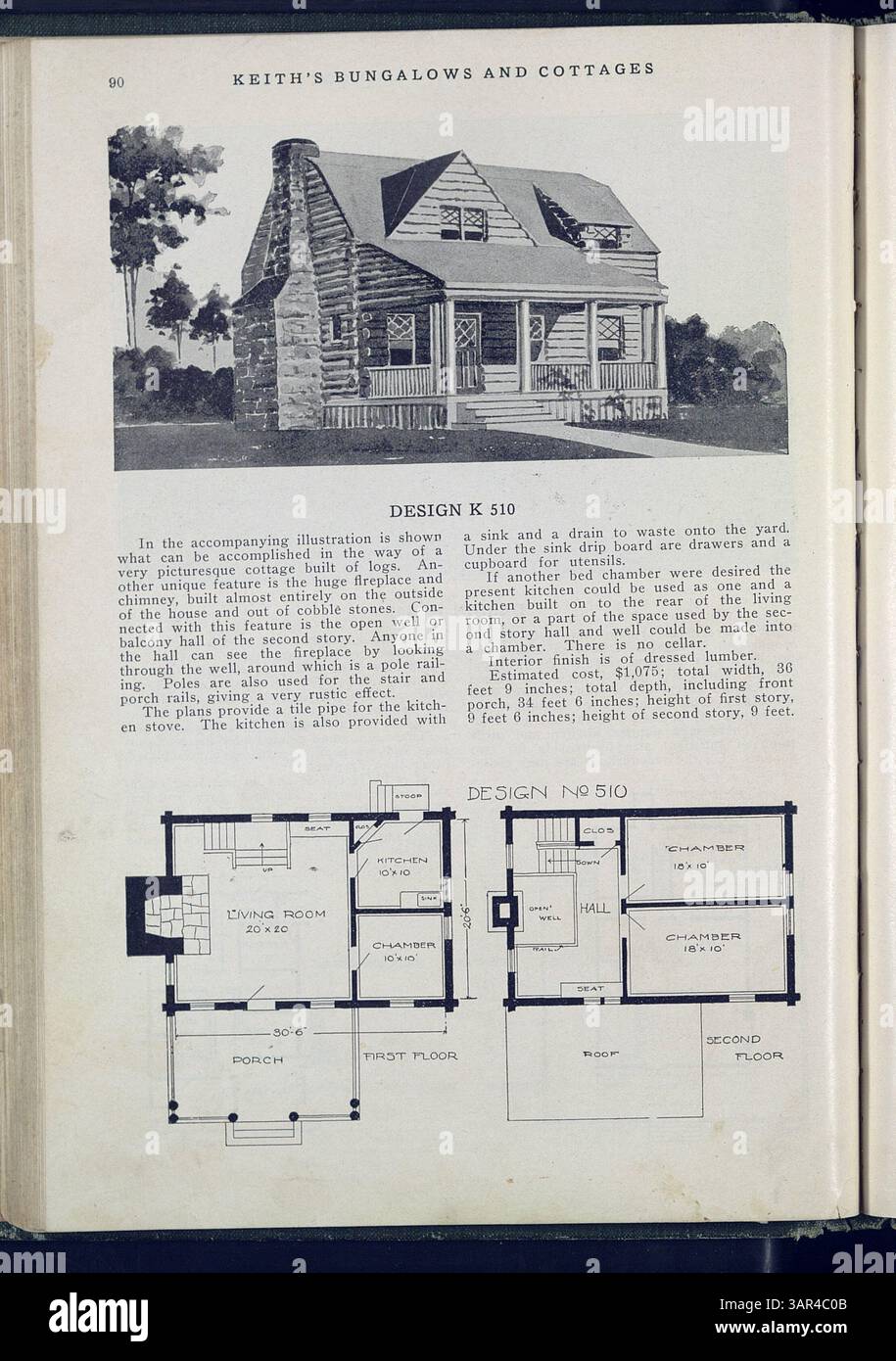 This catalog by Max L. Keith offers 215 house designs, including
