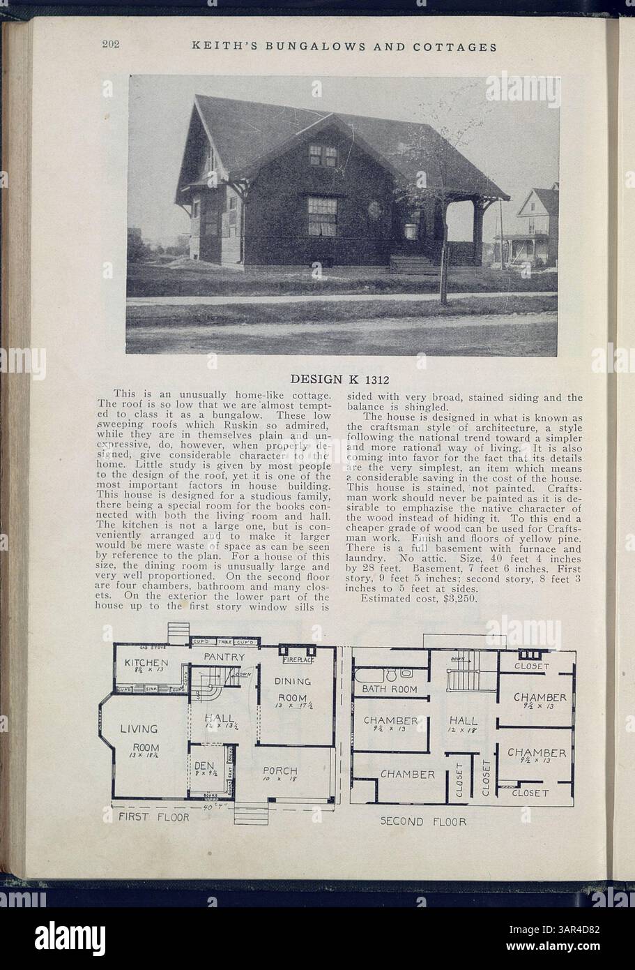 Keith's Bungalows and Cottages catalog presents 215 designs for homes