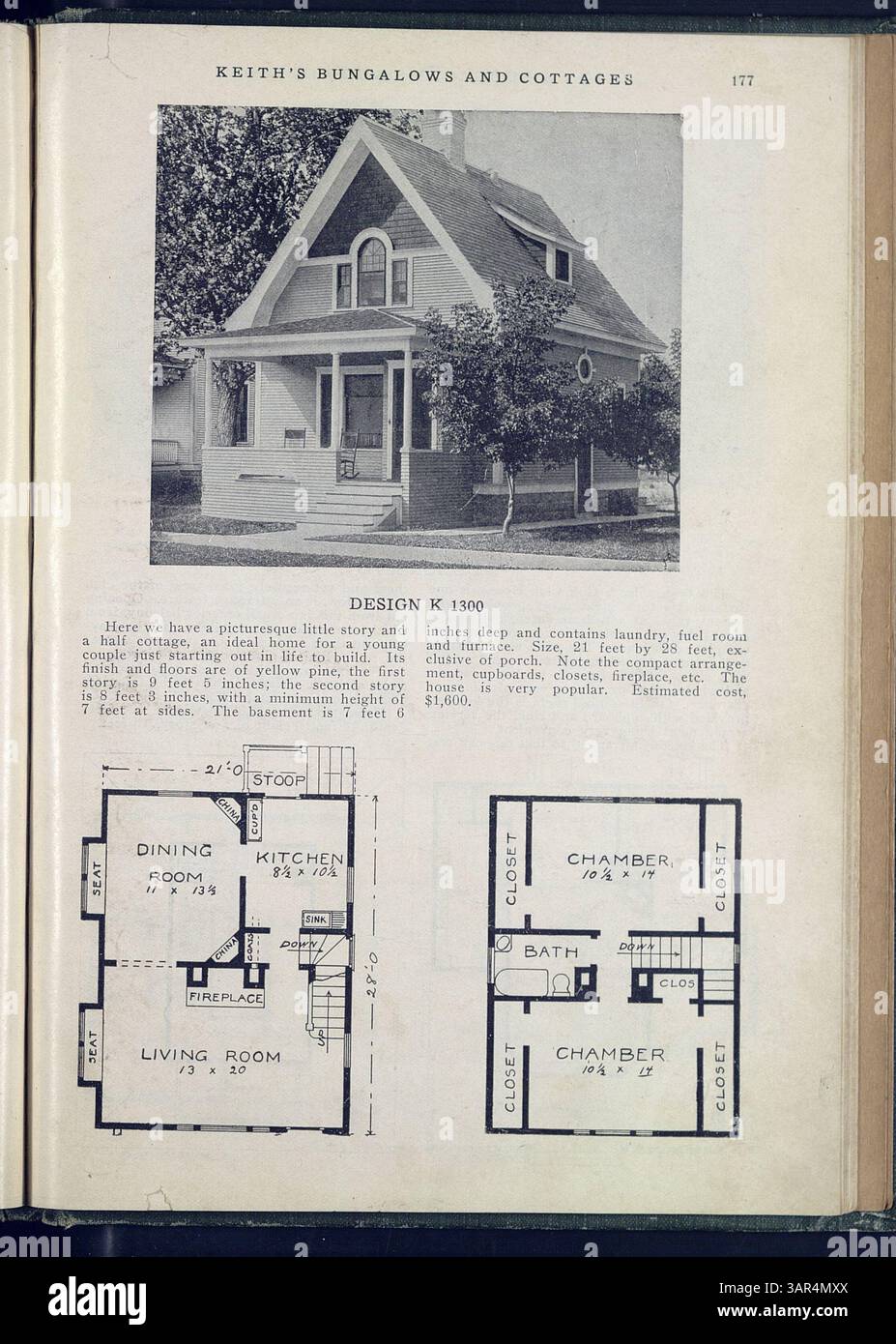 Max L. Keith’s catalog offers 215 designs for bungalows and cottages