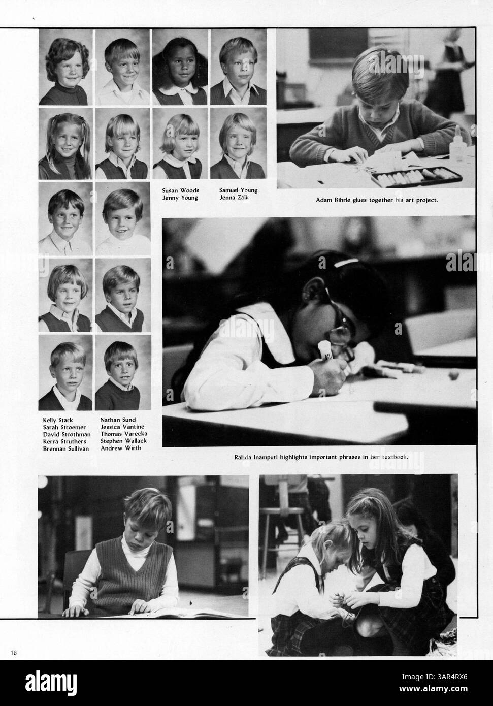 The 1983 'Breck Mustang' Yearbook from Breck School records the ...