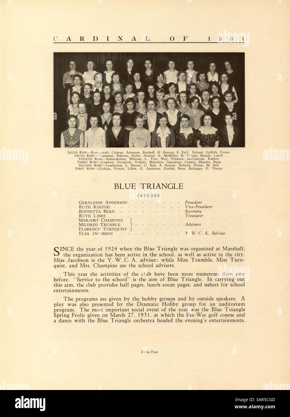 This high school annual documents the students, teachers, clubs ...
