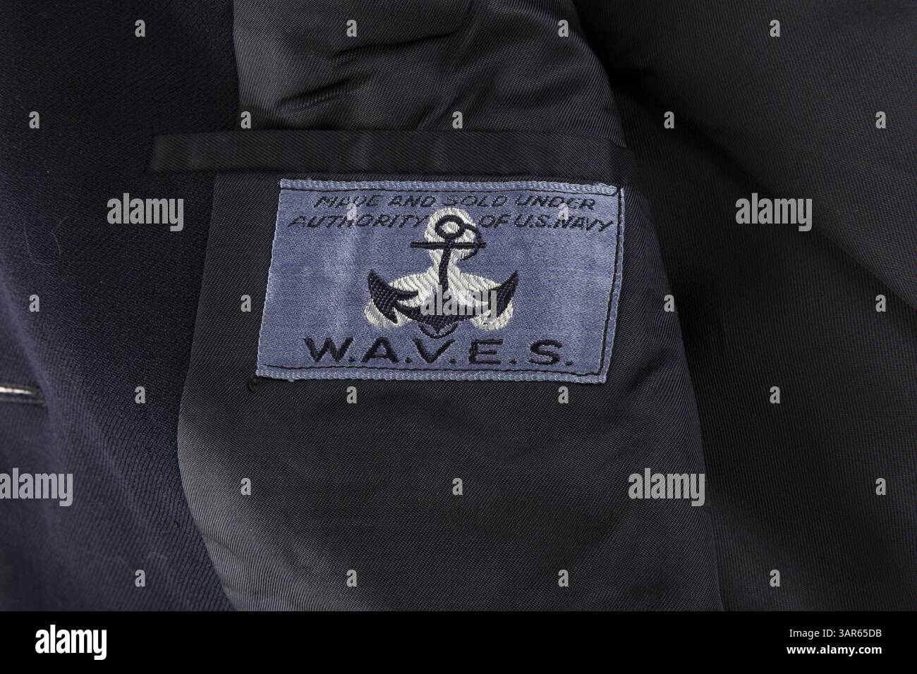 The WAVES uniform worn by Joan Donaldson Pavlovic, a Seaman First Class ...