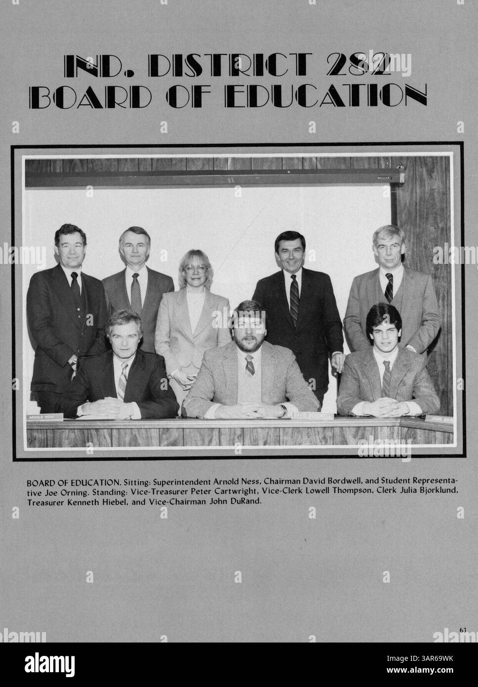 The 1985 edition of the 'Eighty Five Villager' yearbook showcases ...