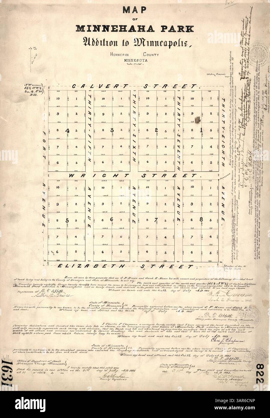 Minnehaha County Map Hi Res Stock Photography And Images Alamy This Map Outlines The Layout And Boundaries Of Minnehaha Park A Significant Area In Minneapolis Showing Its Features And Relation To The Surrounding City 3AR6CNP 