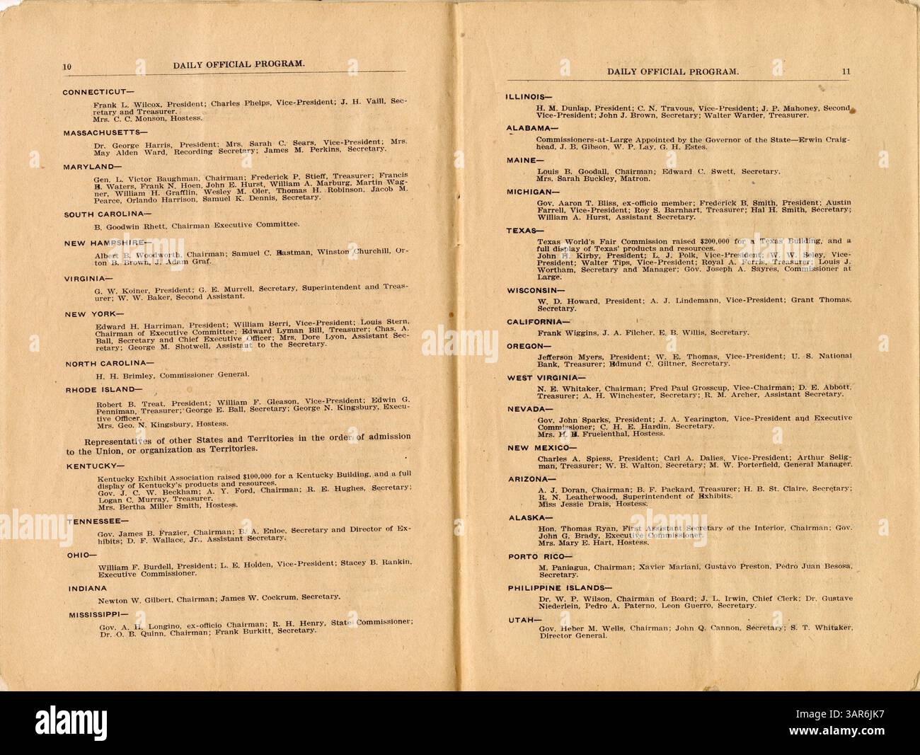 Program Booklet Ad Form.pdf Official program booklet from hi-res stock photography and images - Alamy
