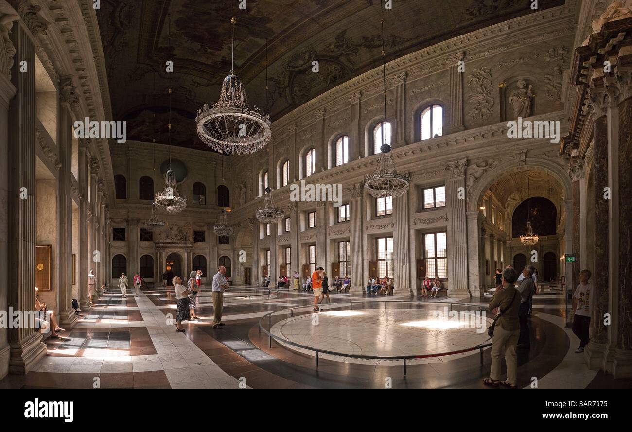 Interior Royal Palace, Amsterdam, , Noord-Holland, Netherlands, Rene van der Meer Stock Photo