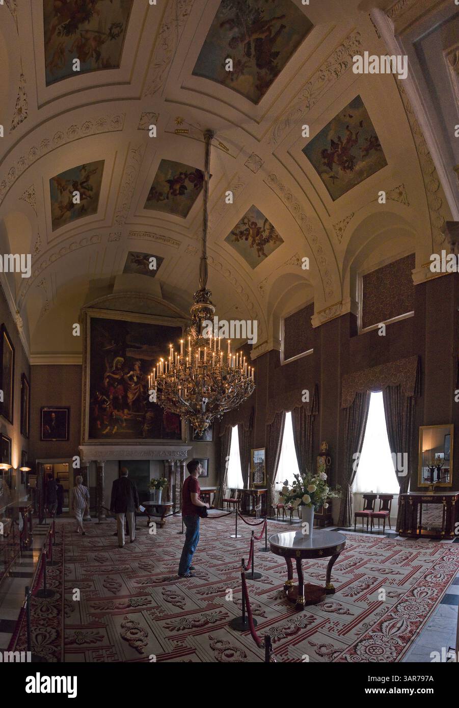 Interior Royal Palace, Amsterdam, , Noord-Holland, Netherlands, Rene van der Meer Stock Photo