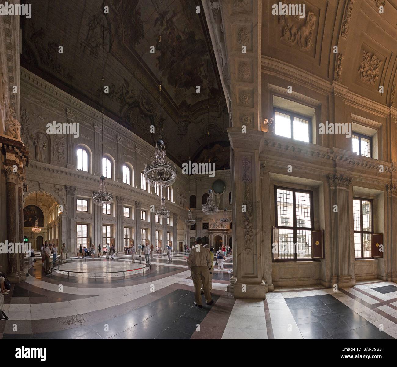 Interior Royal Palace, Amsterdam, , Noord-Holland, Netherlands, Rene van der Meer Stock Photo
