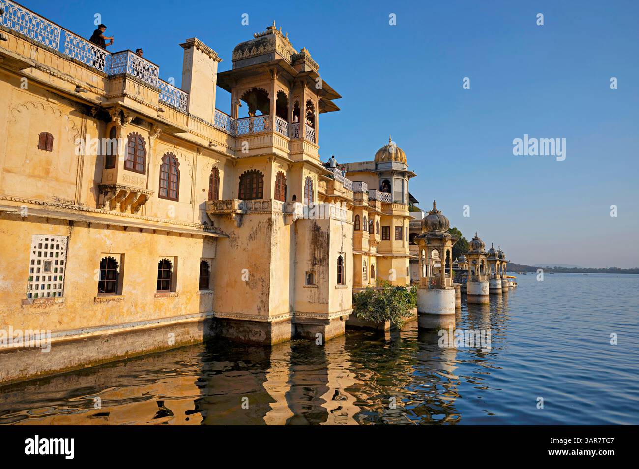 Exteriors of the museum complex, Bagore Ki Haveli, Old City, Pichola ...