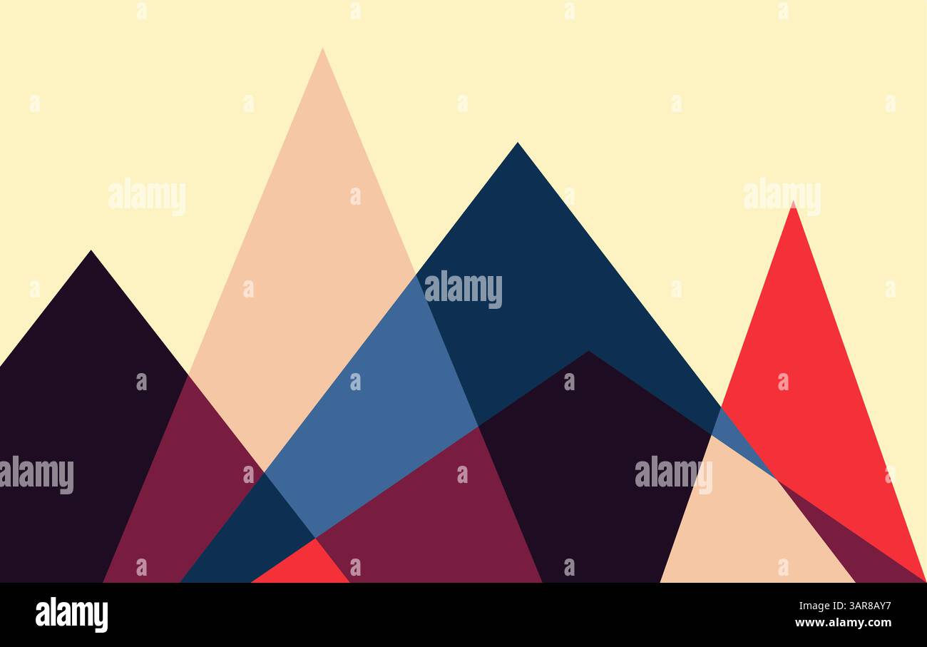 Abstract Mountain or Landscape Background vector illustration Stock Vector