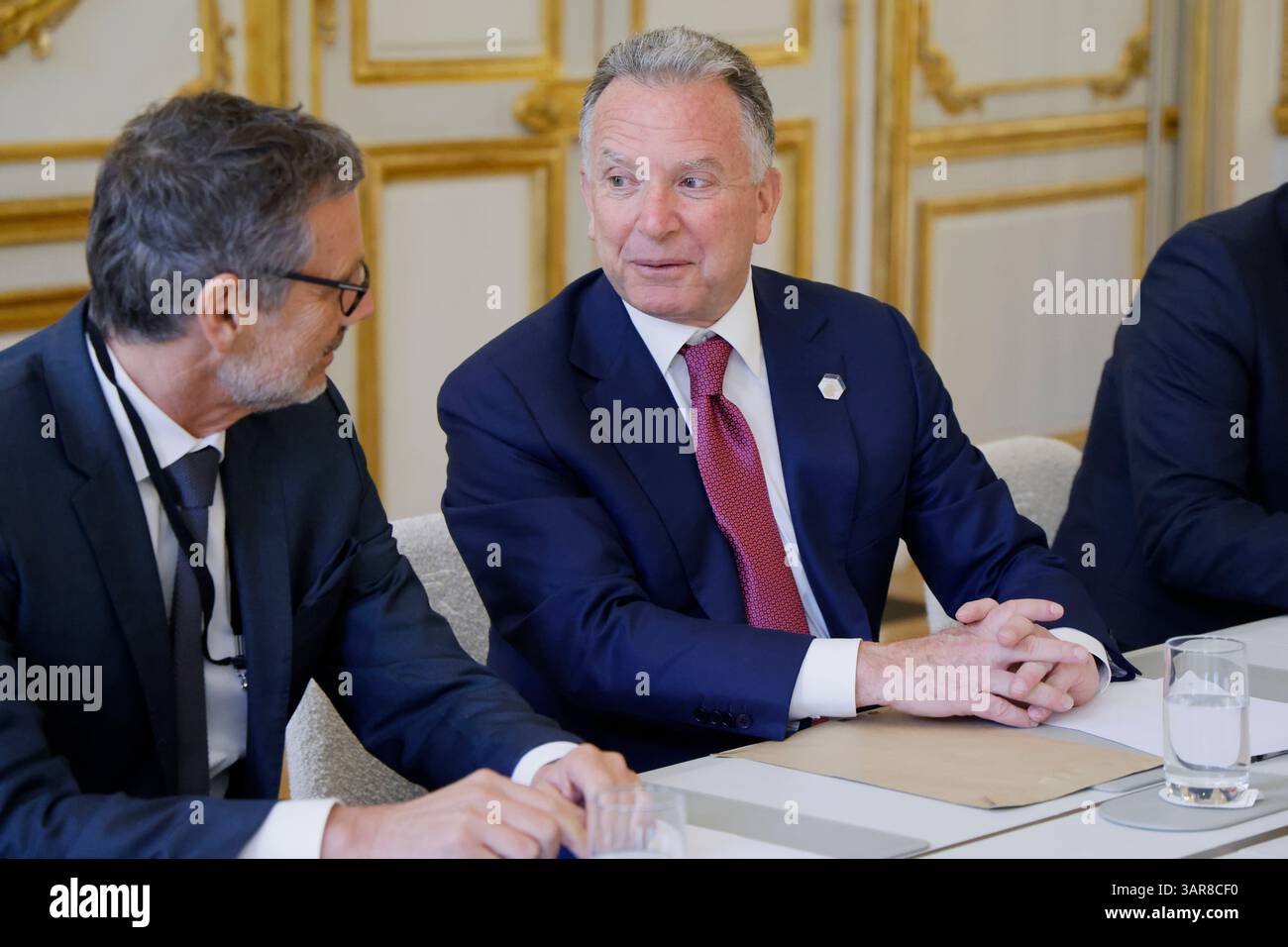 Germany national security advisor Jens Plotner, left, and U.S. Special ...