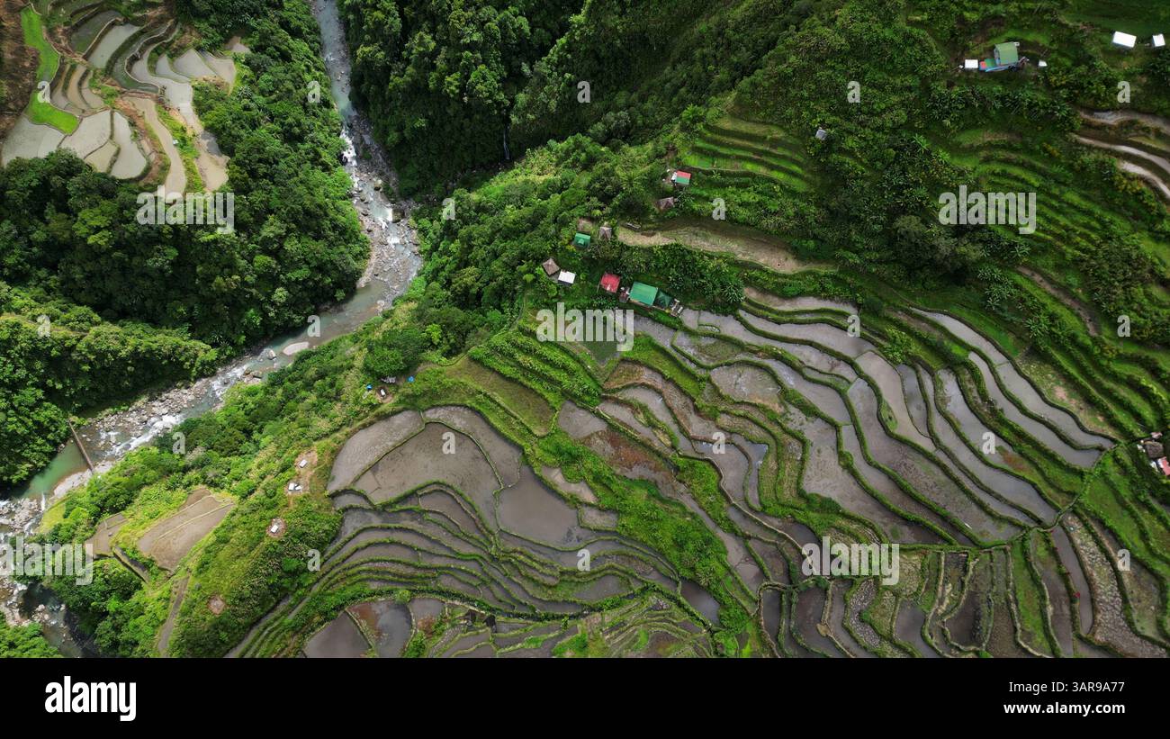 Batad Rice Terraces in Ifugao Philippines Stock Photo - Alamy