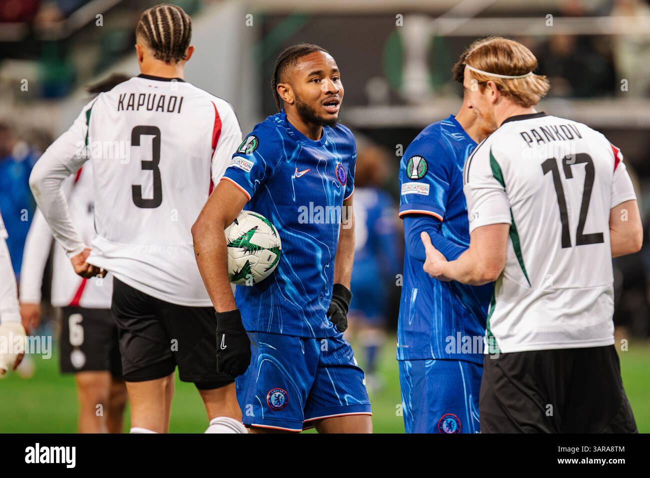 Christopher Nkunku of Chelsea FC seen during the UEFA Conference