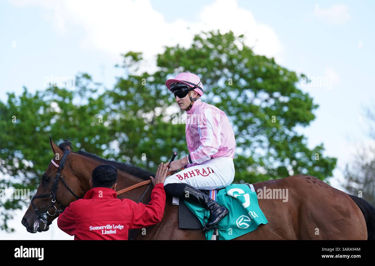 Bullet Point ridden by Tom Marquand after winning the Japan Racing ...