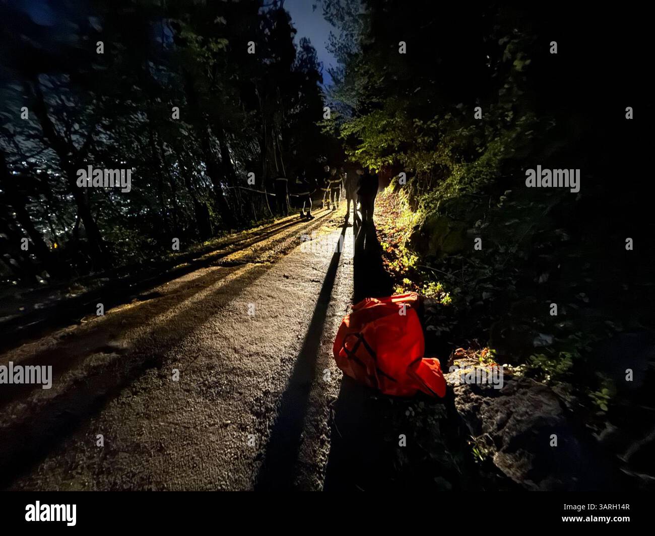 Castellamare Di Stabia, Italia. 17th Apr, 2025. Castellammare di Stabia April 17, 2025 Faito cableway, a cabin falls after a cable breaks. "Four victims and one seriously injured" Photo:Alessandro Garofalo/LaPresse Credit: LaPresse/Alamy Live News Stock Photo
