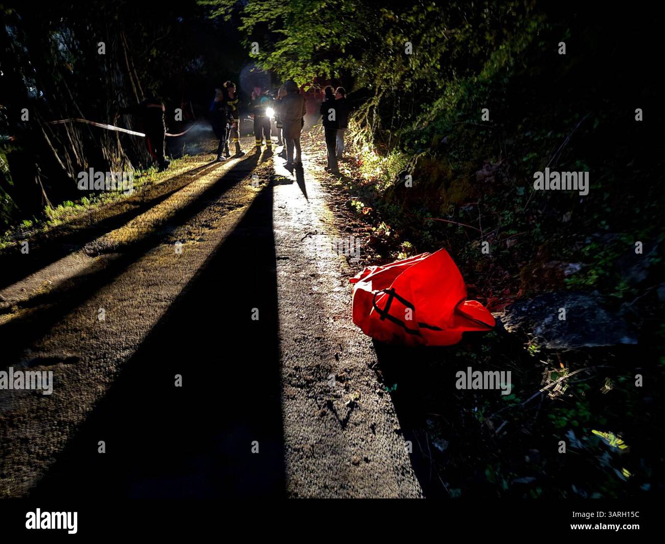 Castellamare Di Stabia, Italia. 17th Apr, 2025. Castellammare di Stabia April 17, 2025 Faito cableway, a cabin falls after a cable breaks. "Four victims and one seriously injured" Photo:Alessandro Garofalo/LaPresse Credit: LaPresse/Alamy Live News Stock Photo