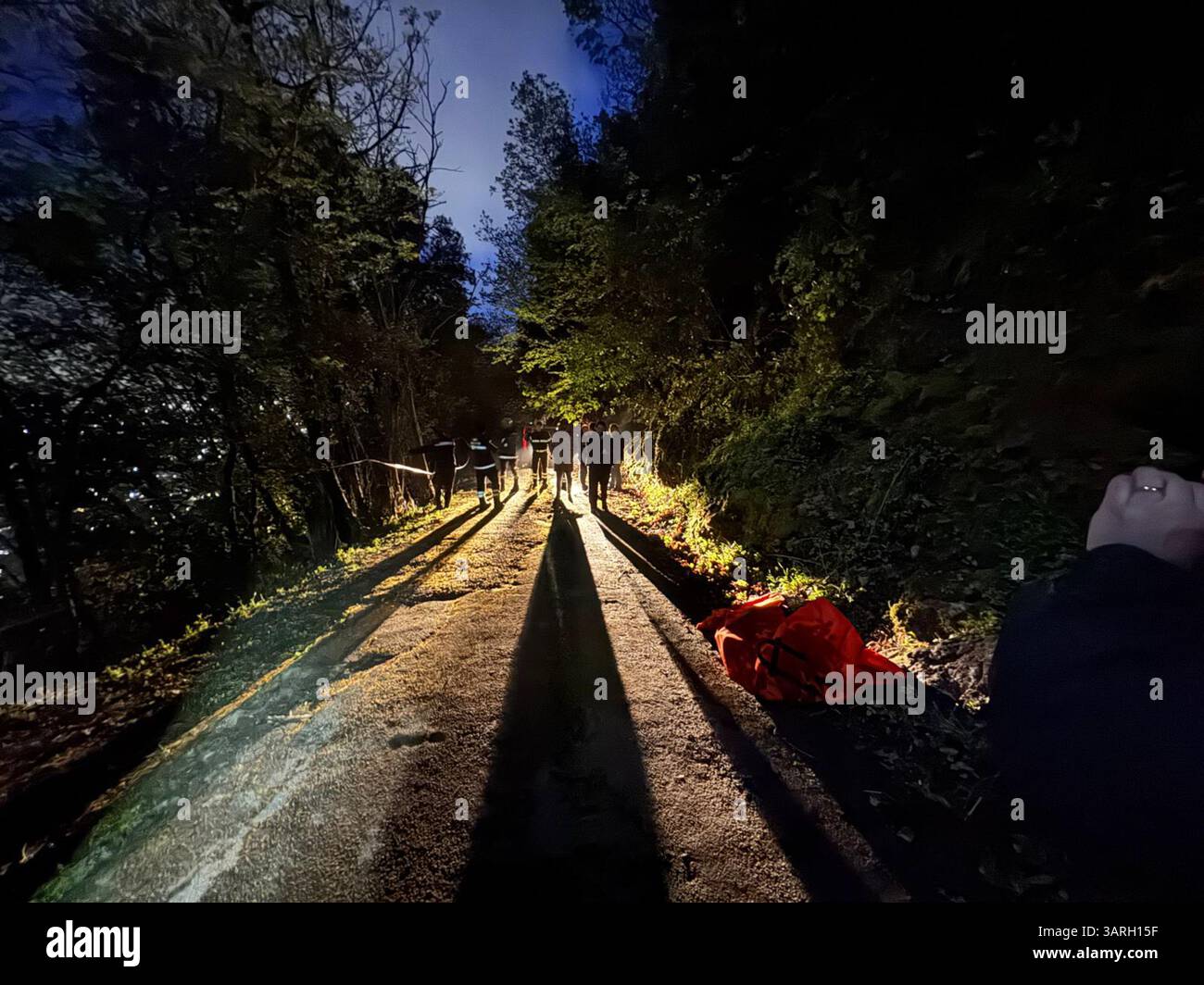Castellamare Di Stabia, Italia. 17th Apr, 2025. Castellammare di Stabia April 17, 2025 Faito cableway, a cabin falls after a cable breaks. "Four victims and one seriously injured" Photo:Alessandro Garofalo/LaPresse Credit: LaPresse/Alamy Live News Stock Photo
