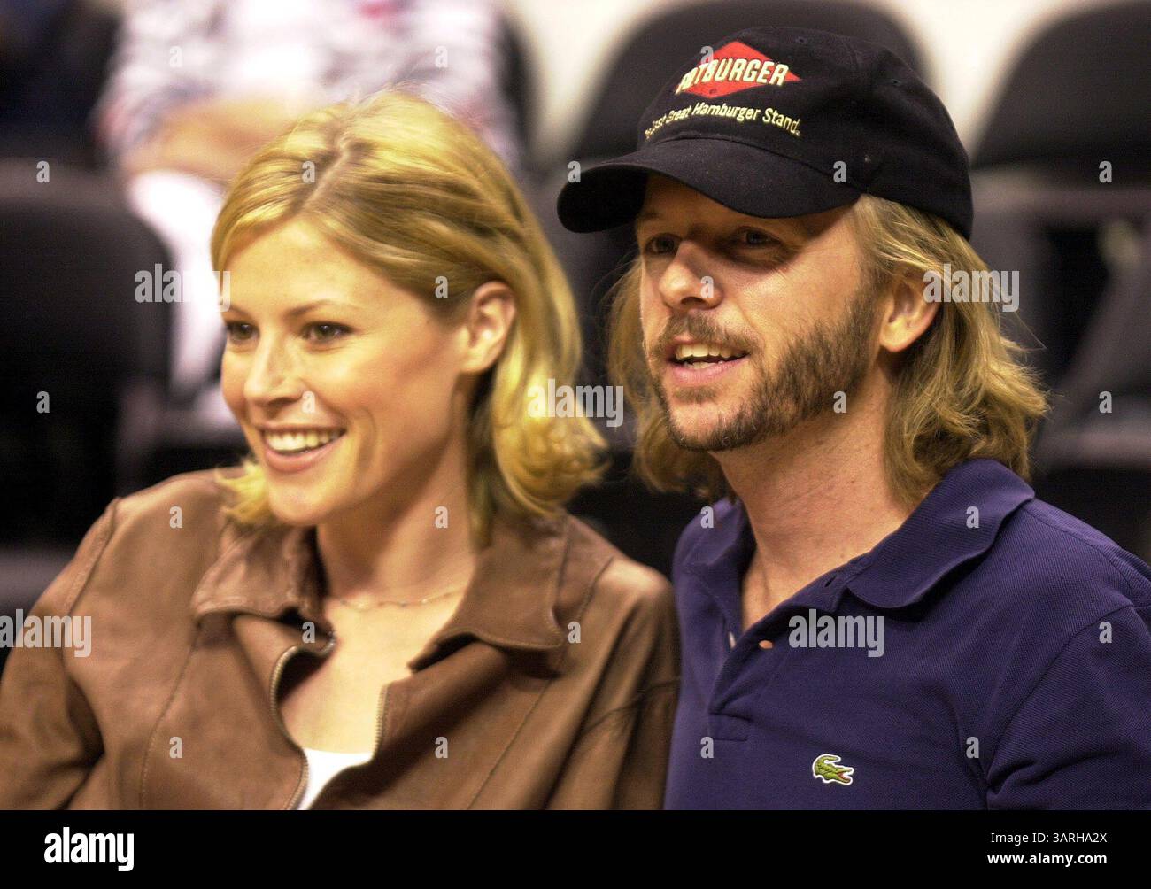 Jun 07, 2002; Los Angeles, CA, USA; Actor DAVID SPADE & friend actress(01)