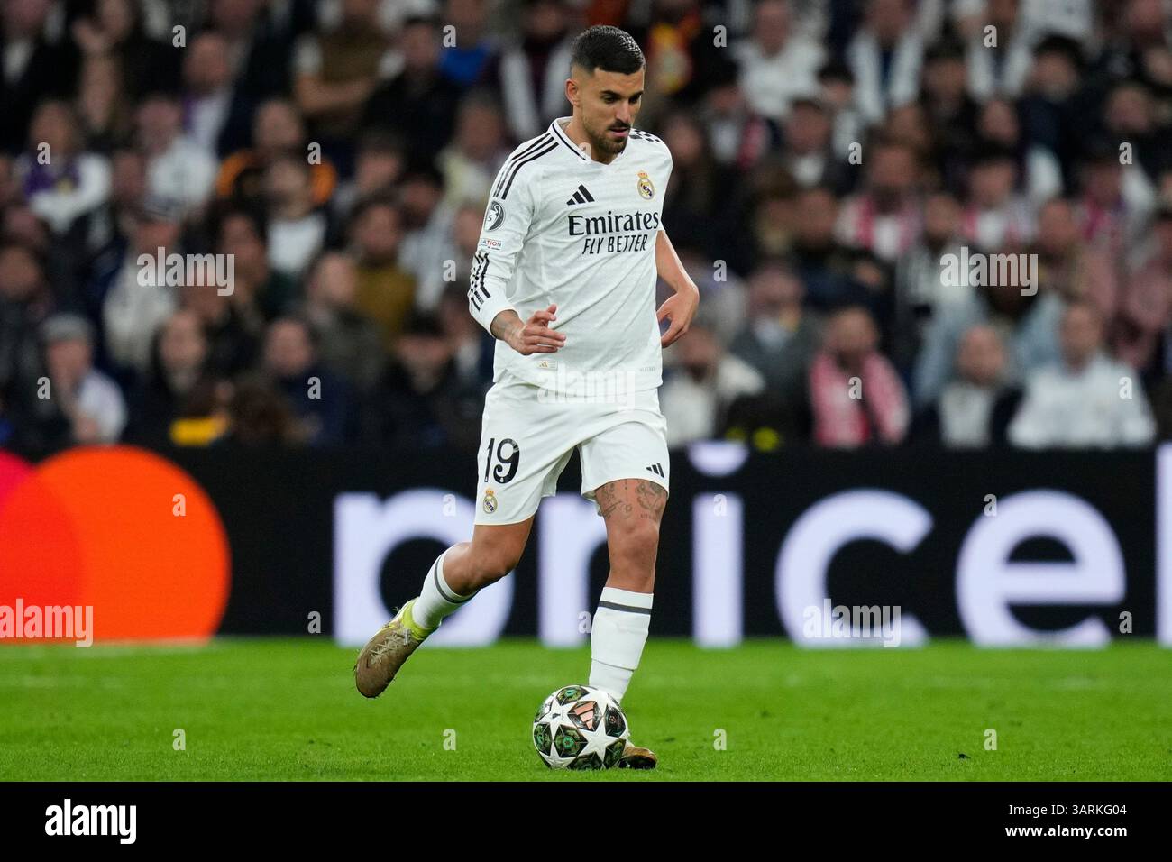 Madrid, Spain. 16th Apr, 2025. Dani Ceballos of Real Madrid CF during ...