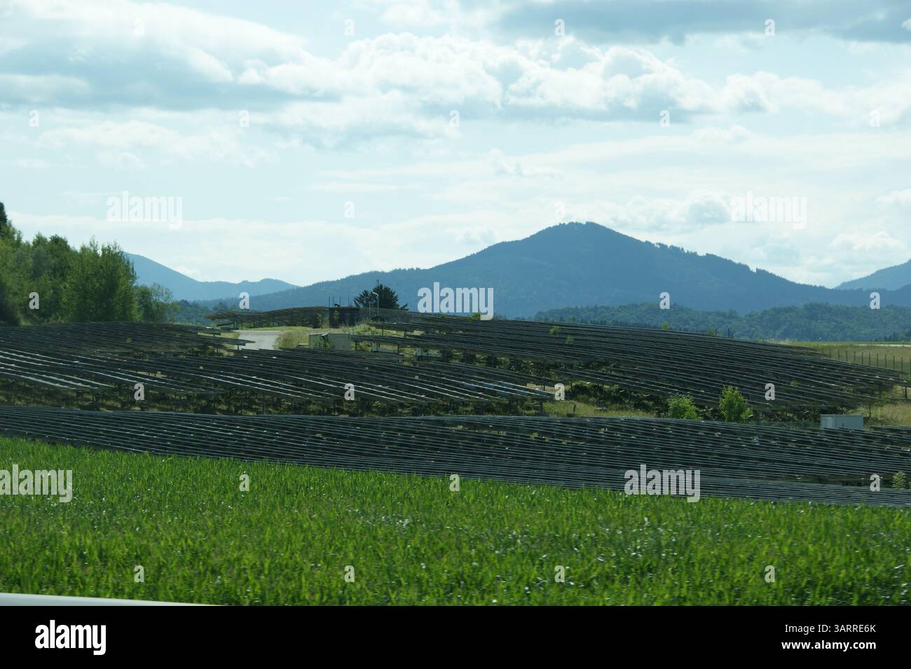 Rows solar panels converting hi-res stock photography and images - Alamy