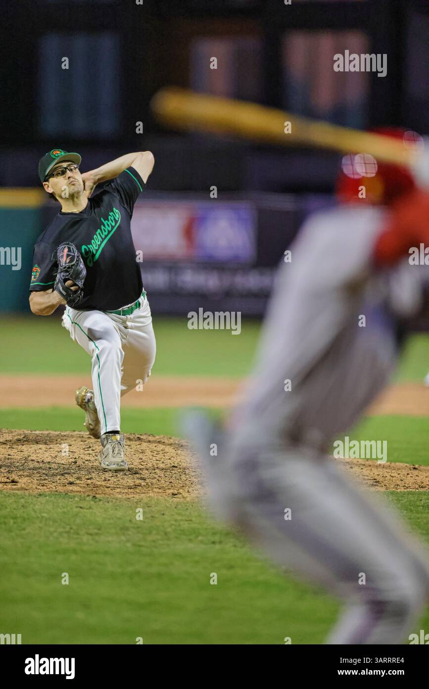 Greensboro, NC: Greensboro Grasshopper pitcher Julian Bosnic (15 ...