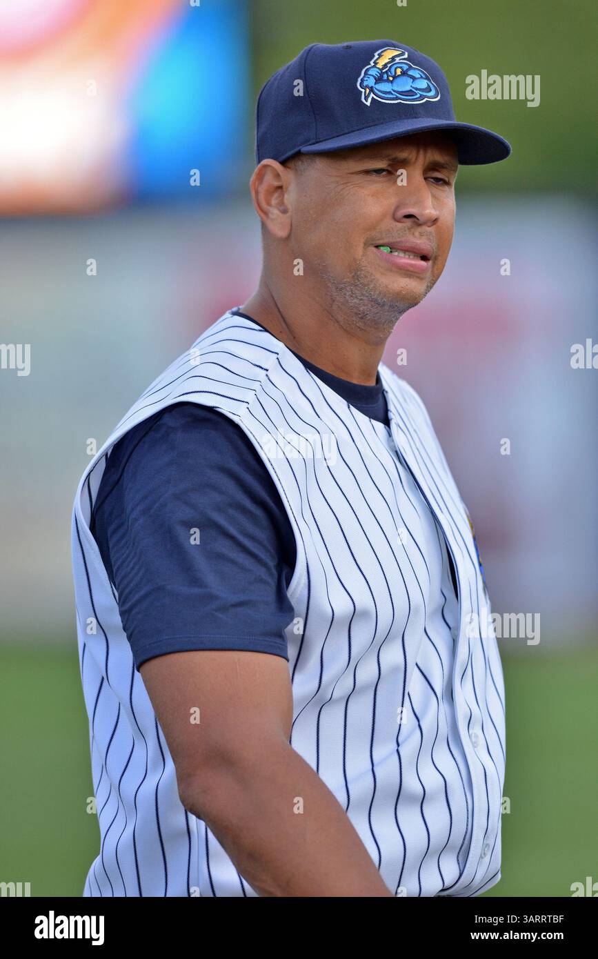 Aug. 2, 2013 - Trenton, New Jersey, U.S - ALEX RODRIGUEZ shown on the ...
