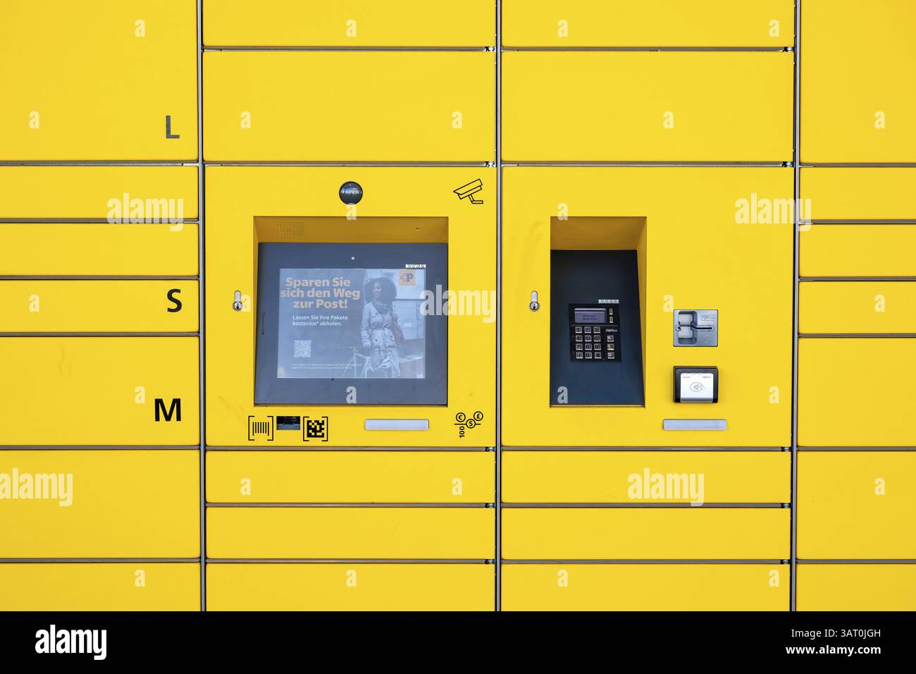 The Swiss Post parcel machine my Post 24 Stock Photo