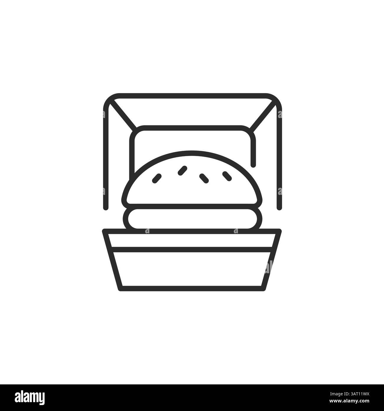 Burgers in the Box icon Stock Vector Image & Art - Alamy