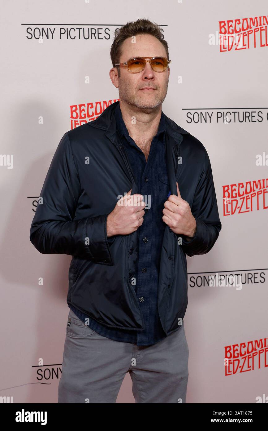 Jan Rosenbaum LOS ANGELES - JAN 27: Michael Rosenbaum at the Becoming Led Zeppelin ...