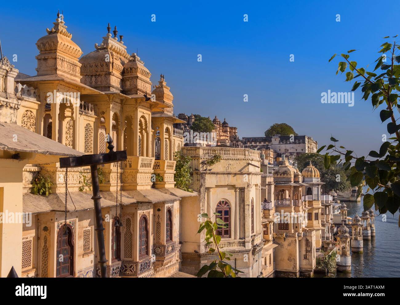 Bagore-ki-Haveli at Gangaur Ghat Udaipur Rajasthan India Stock Photo ...