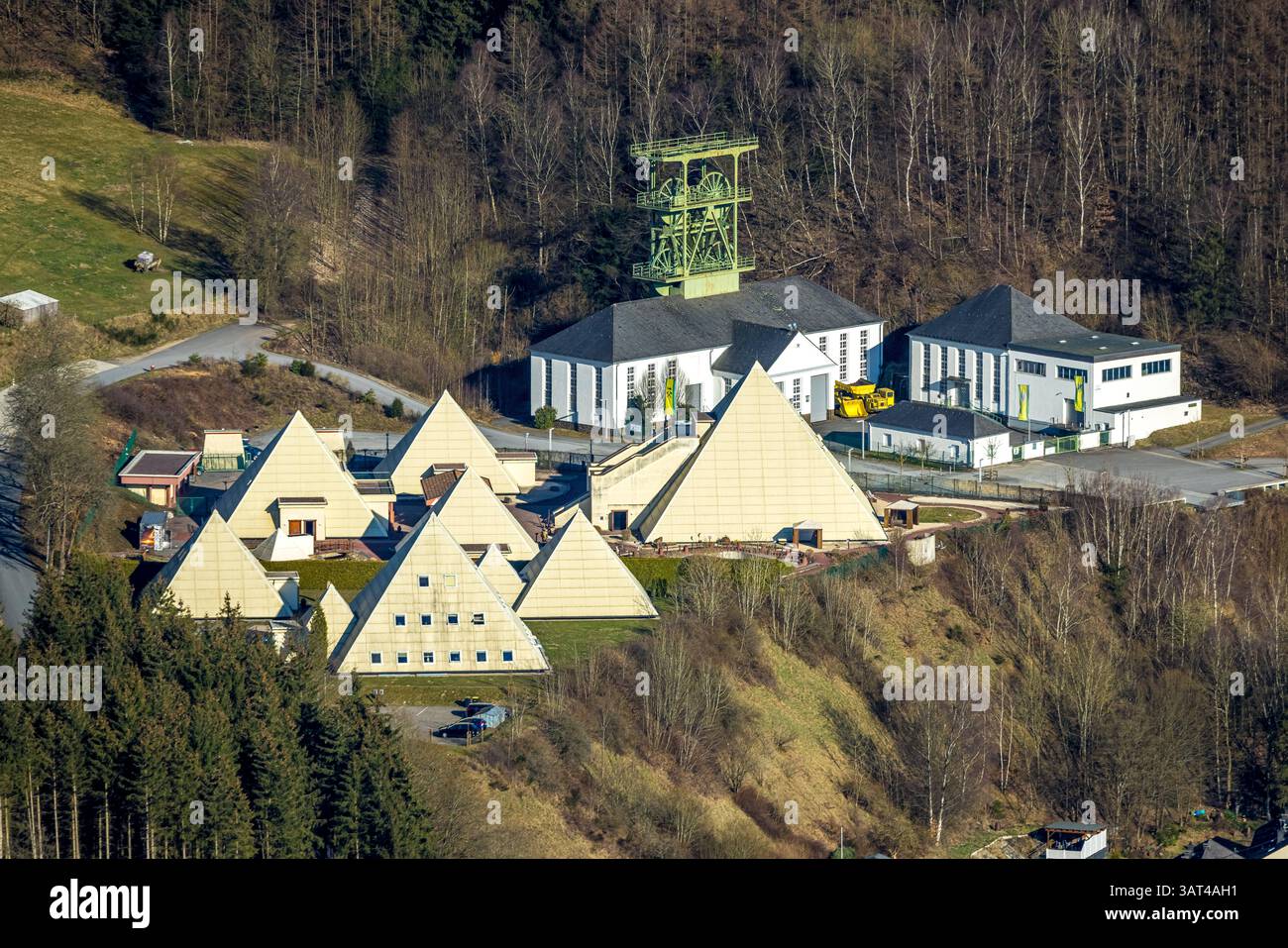 Luftbild, Galileo Park, Sauerland-Pyramiden, Bergbaumuseum ...