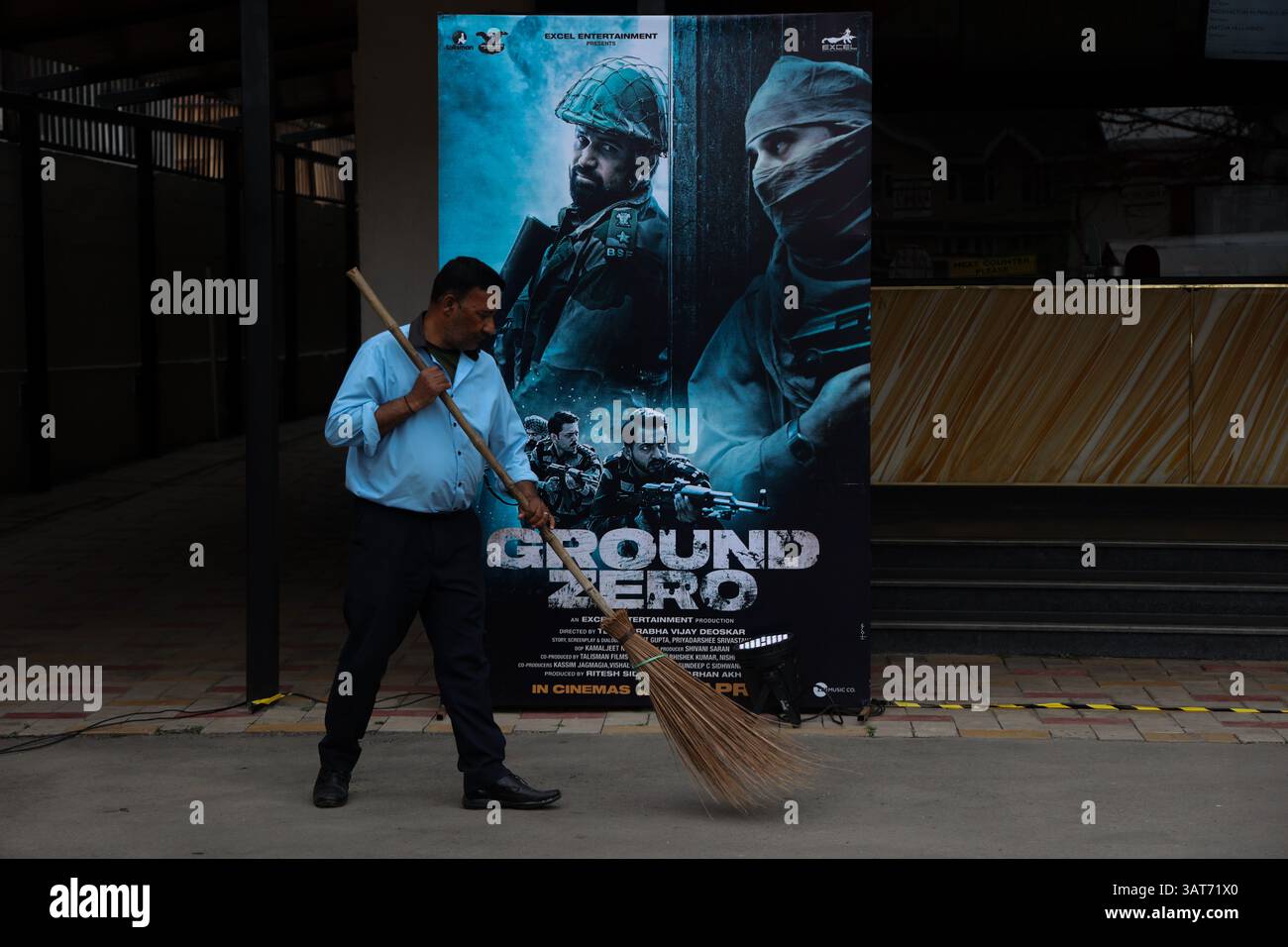 Preparations take place ahead of Imran Hashmi's Ground Zero movie ...