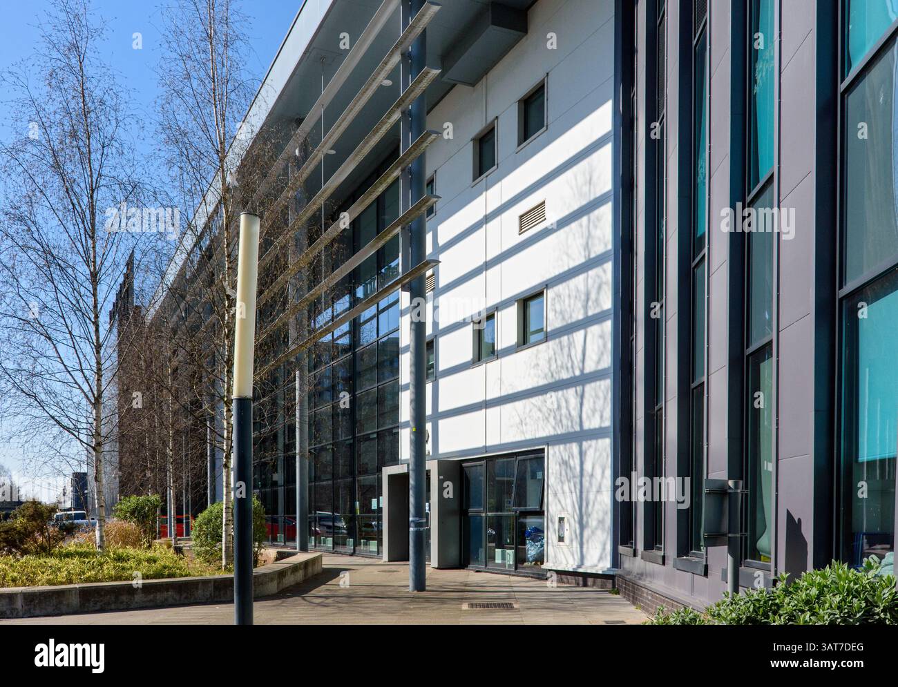 UTC (University Technical College) building at MediaCityUK, Salford Quays, Manchester, England, UK Stock Photo