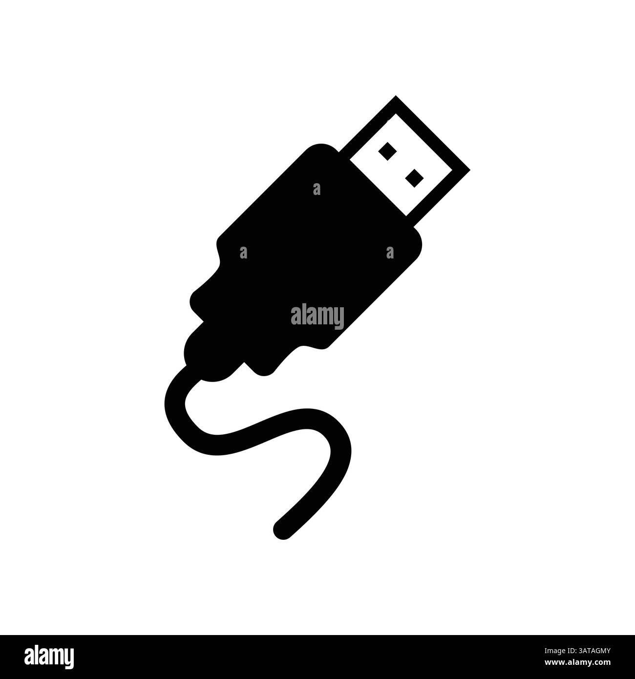 usb cable icon vector template illustration design Stock Vector Image ...