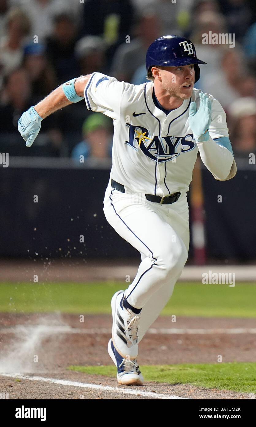 Tampa Bay Rays' Taylor Walls against the New York Yankees during a ...